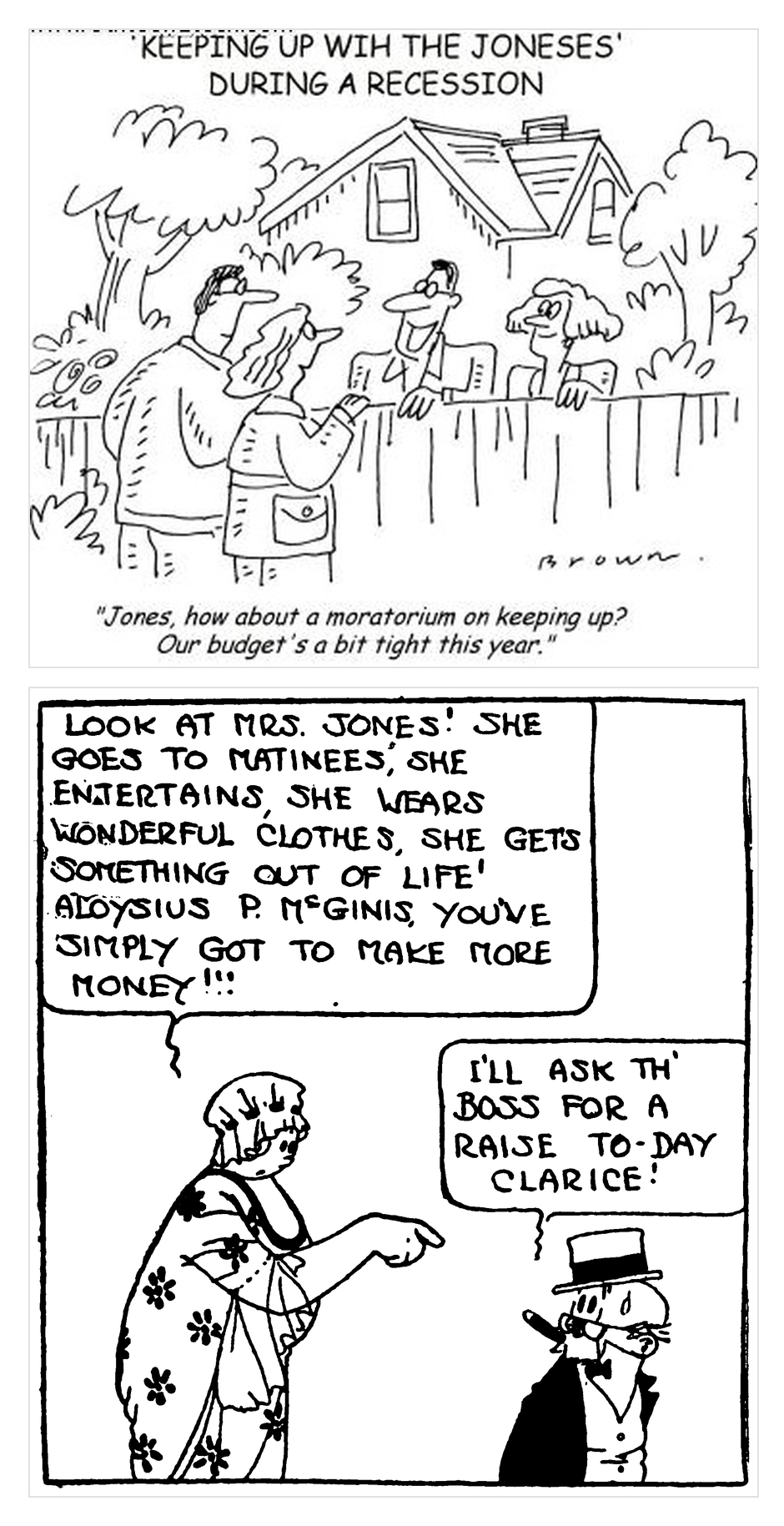 "Keep up with the Joneses"：攀比心理的经典表达