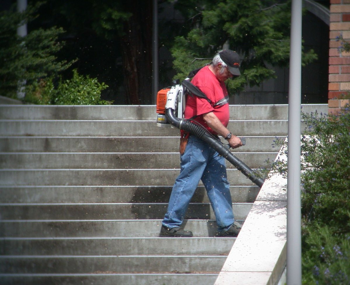 背上式吹叶机